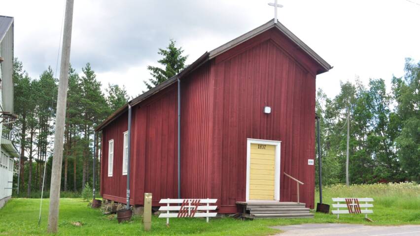 Sarvijoen rukoushuone.